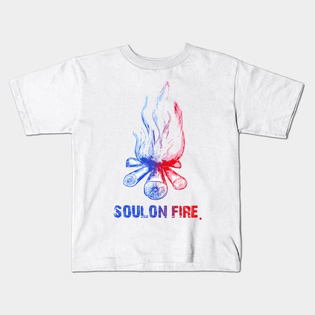 Musings - 4 | SOUL ON FIRE Kids T-Shirt by pixmercy